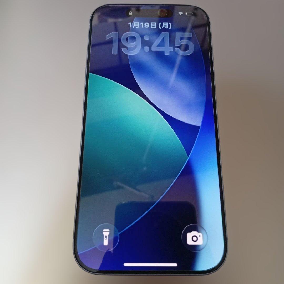 iPhone17 SIMフリー　256GB　美品　ミストブルー