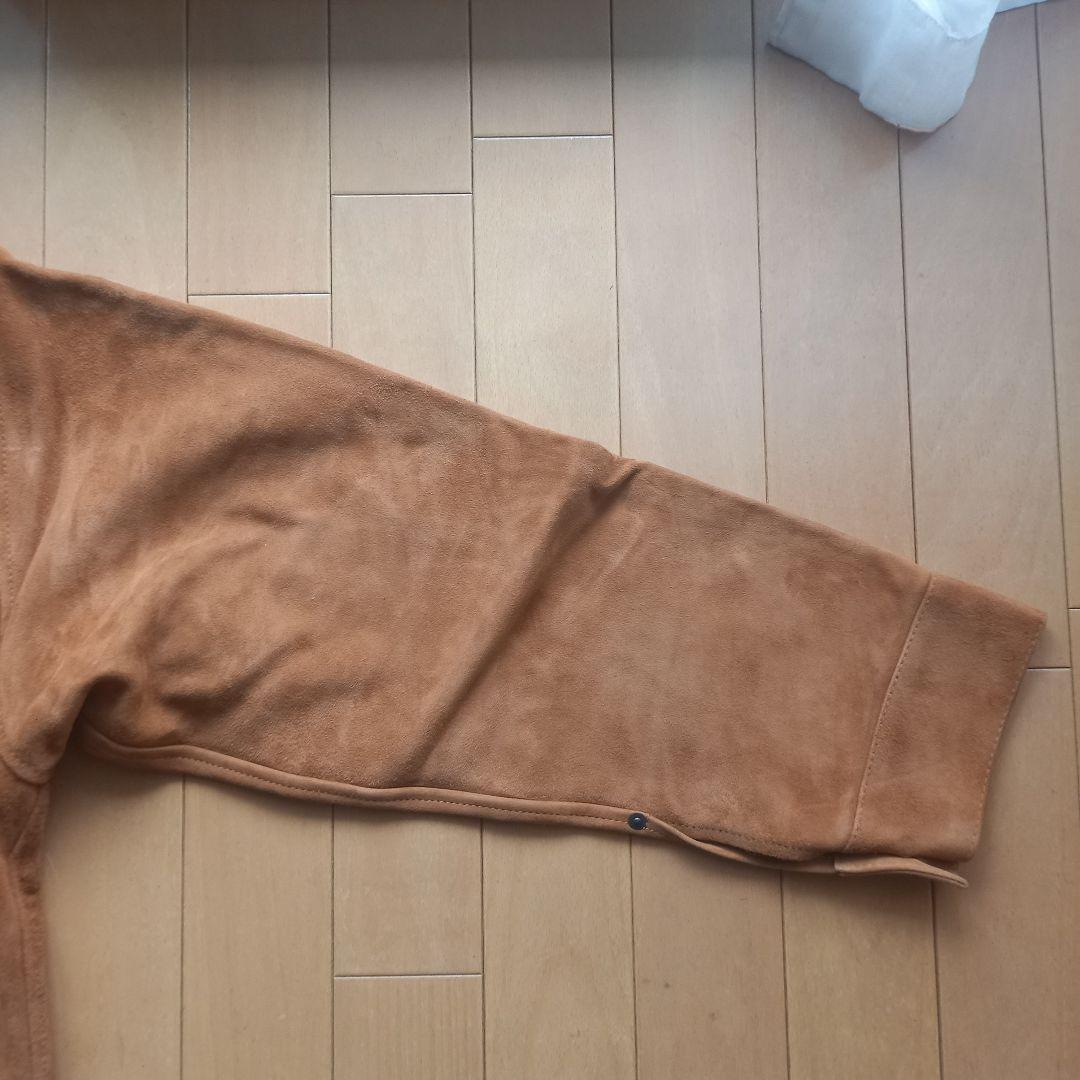 417 EDIFICE スウェード ゴートレザー ジャケット ブルゾン