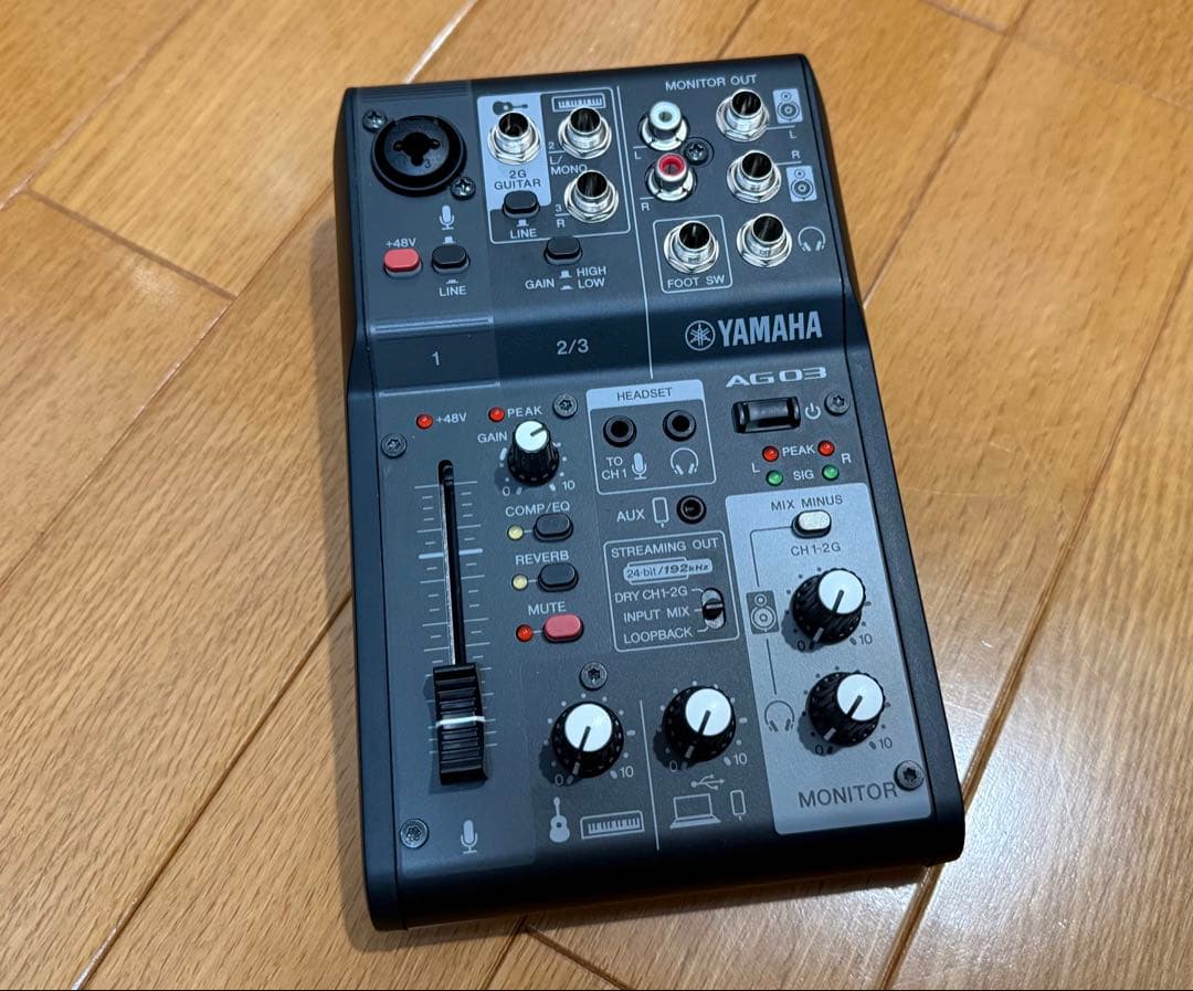 【中古】ヤマハ AG03MK2 と YCM01 のセット