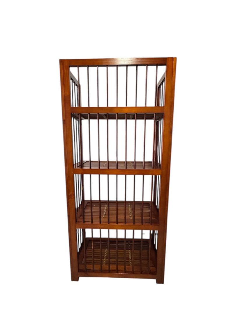 【Emi様】折り畳み可バンブーシェルフ4段 幅60cm