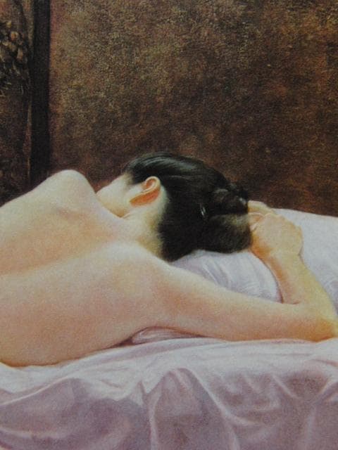 黄憲、クピトの苦難、希少な画集より、新品高級額・額装付