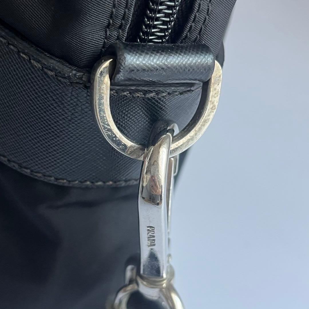 ✨️極美品✨️ PRADA ビジネスバッグ　ハンドバッグ　ナイロン　レザー　黒