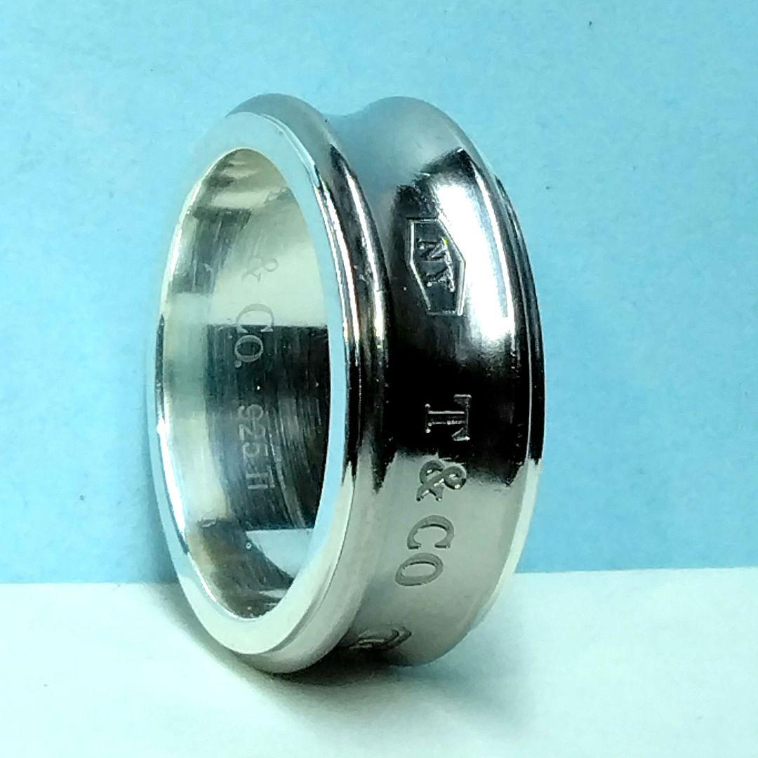 ティファニーシルバー＆チタン ナローリング　15.5号　新品仕上げ