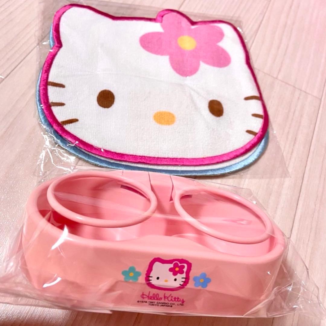 レア！当時物 サンリオ キティ カオハナ まとめ売り 千鳥柄 平成レトロ 旧ロゴ