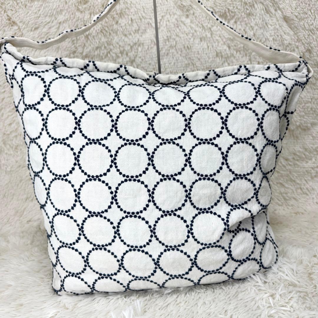 mina perhonen ミナペルホネン タンバリン ショルダーバッグ L 白