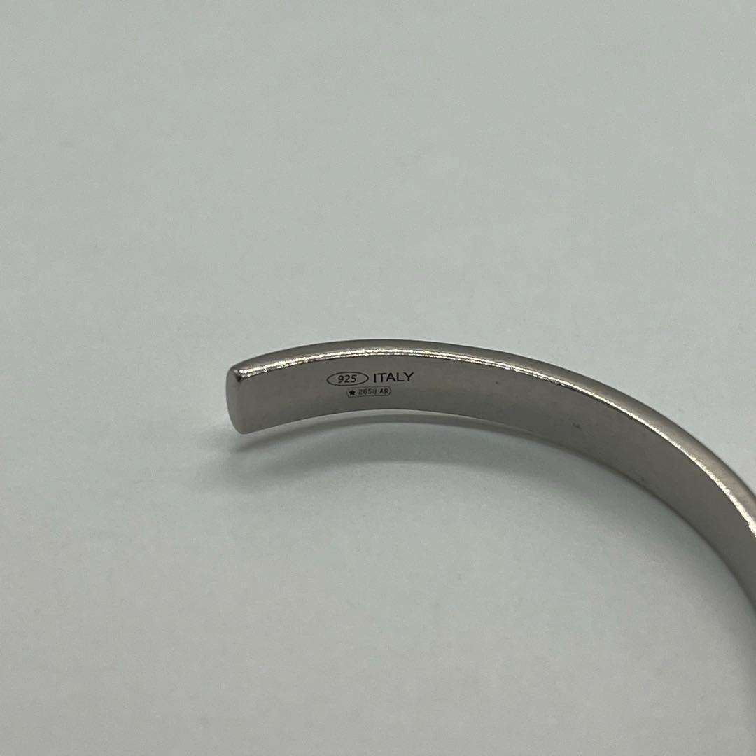 メゾン マルジェラ MAISON MARGIELA ロゴ カフ バングル SV