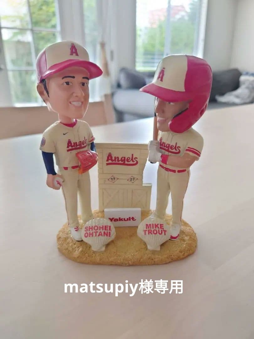 大谷翔平&マイク・トラウト シティコネクト・ダブルボブルヘッド
