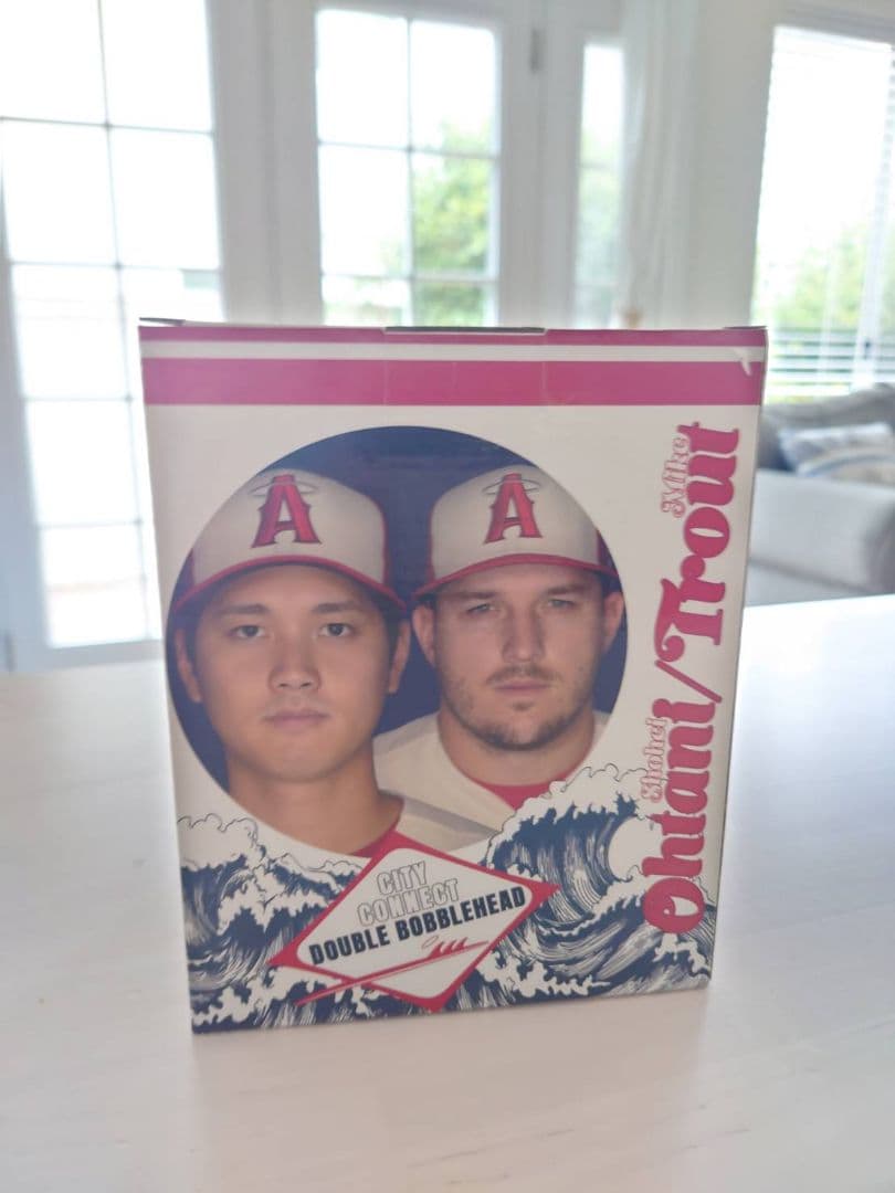 大谷翔平&マイク・トラウト シティコネクト・ダブルボブルヘッド