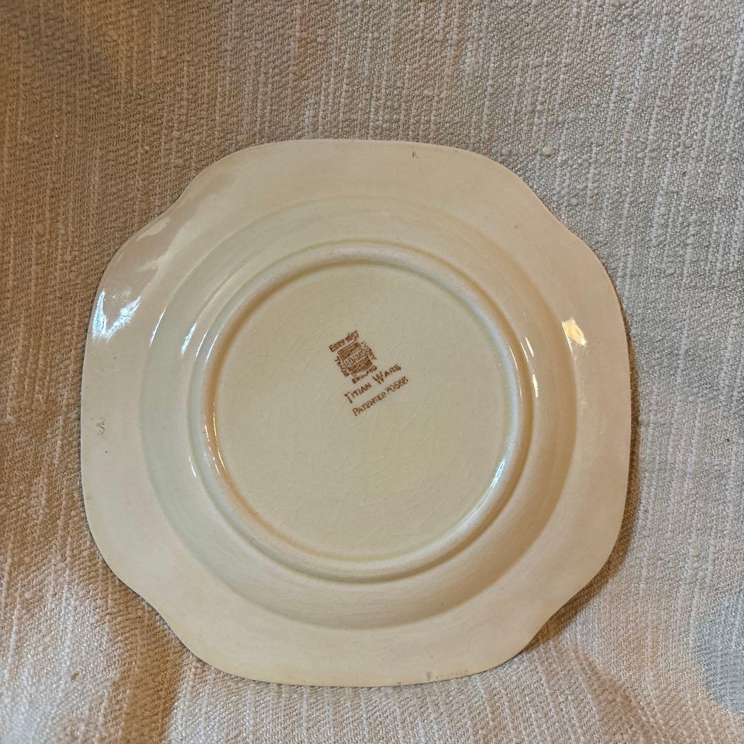 アダムスロイヤルアイボリー 英国 プレート