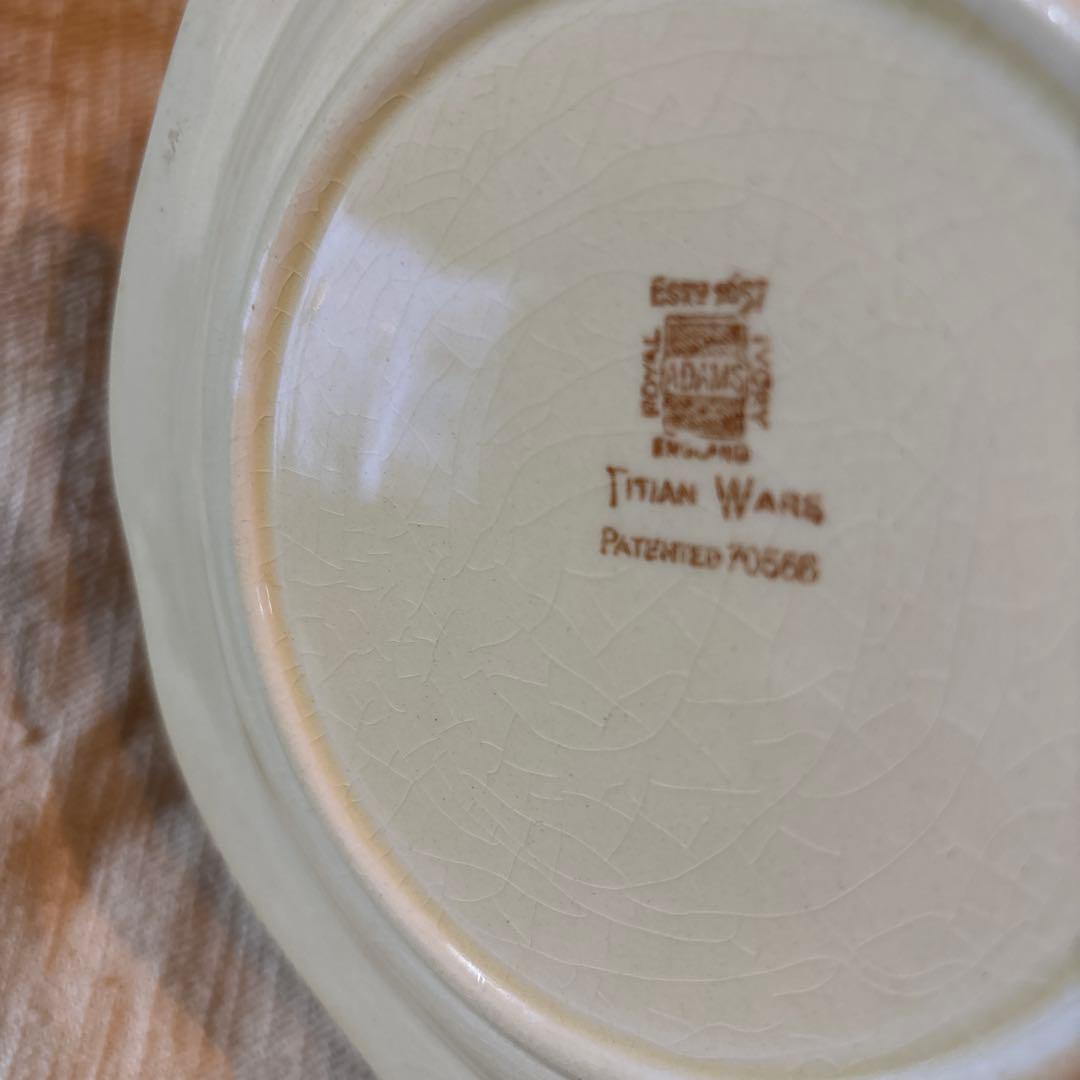 アダムスロイヤルアイボリー 英国 プレート