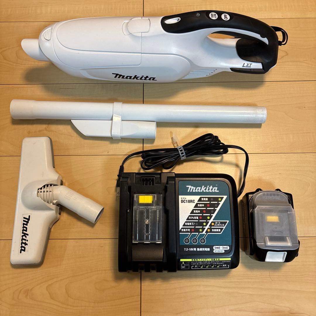 マキタ18V充電式クリーナCL182FD 純正バッテリー、純正急速充電器付