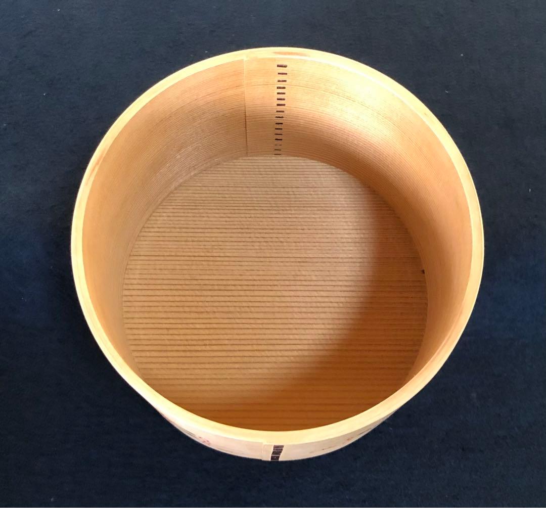 《R》茶道具 絵付 曲建水 木具師 橋村萬象 共箱 251125え6