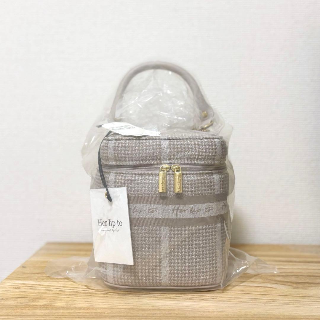 Herlipto バニティバック ピンク