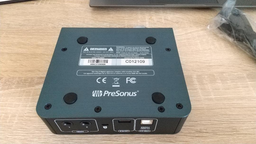 PreSonus AudioBox iOne【未使用】