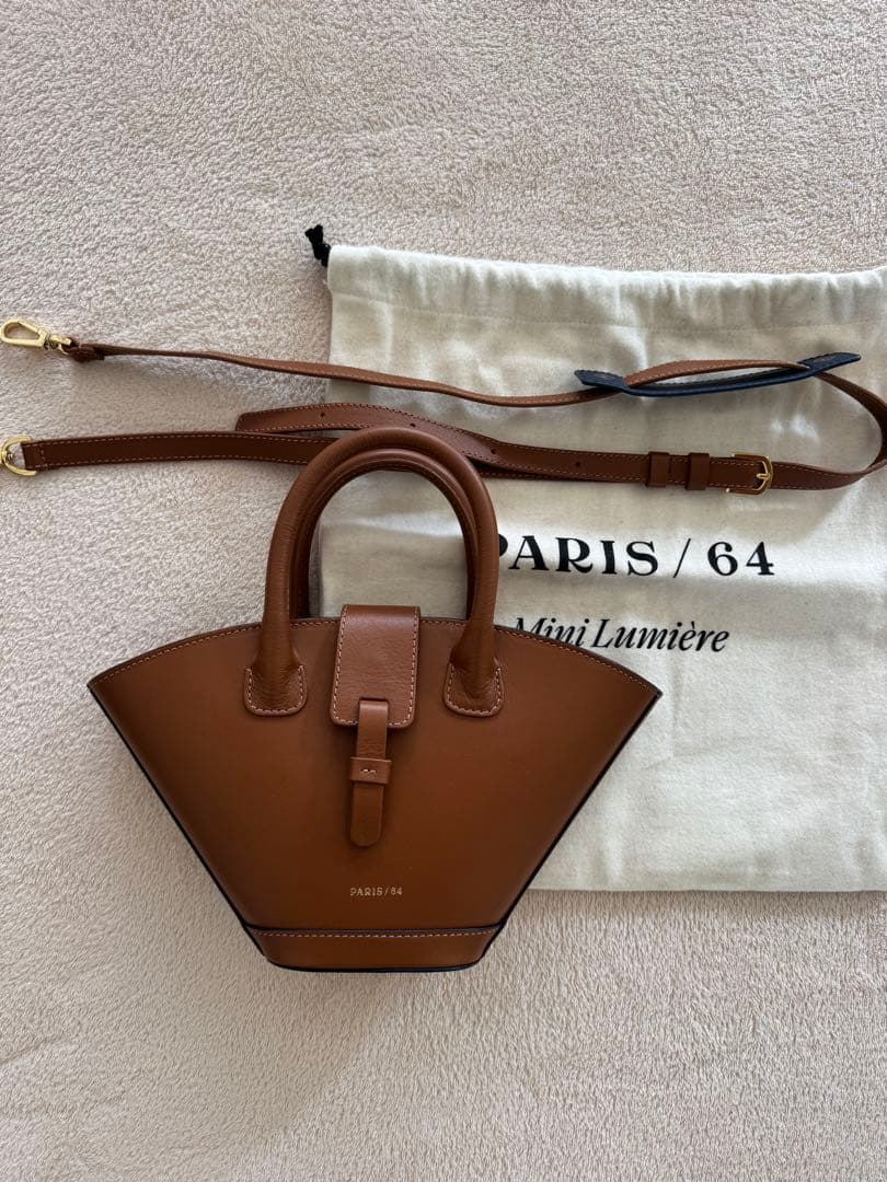 Paris64 Mini Lumière Caramel ショルダーバッグ