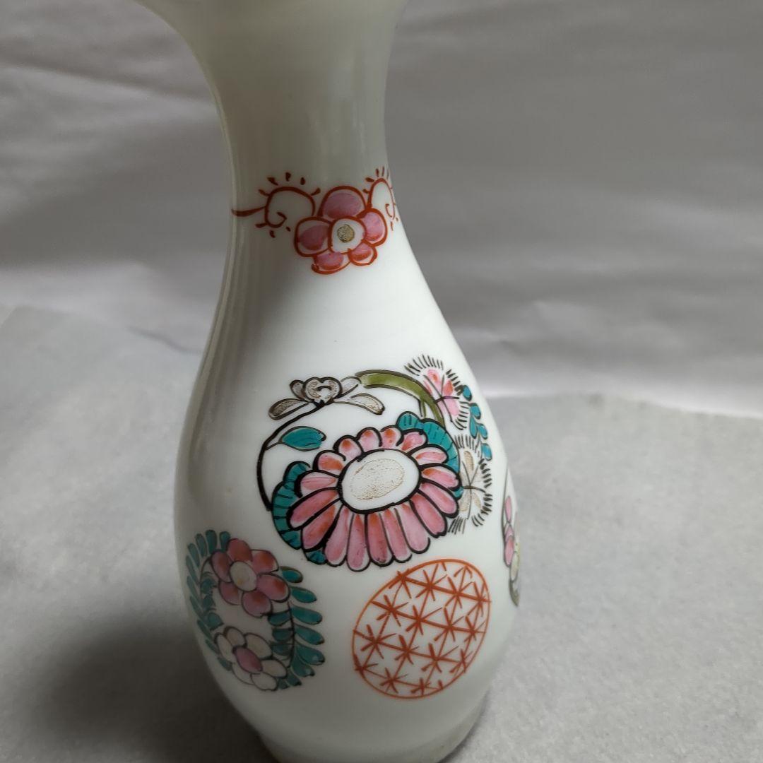 別格平佐焼博物館美術品貴重品赤絵一輪挿し時代物骨董品徳利