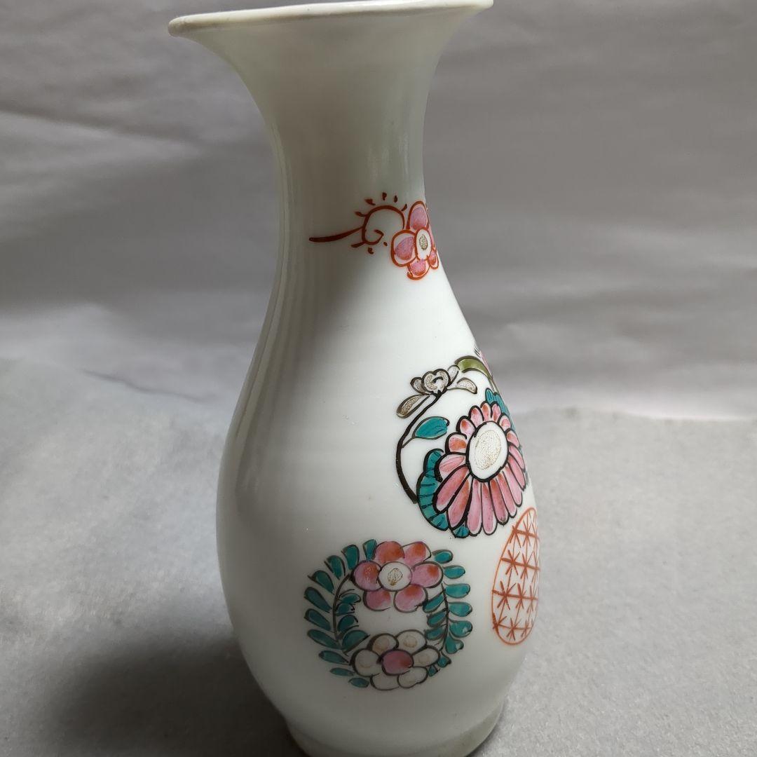 別格平佐焼博物館美術品貴重品赤絵一輪挿し時代物骨董品徳利