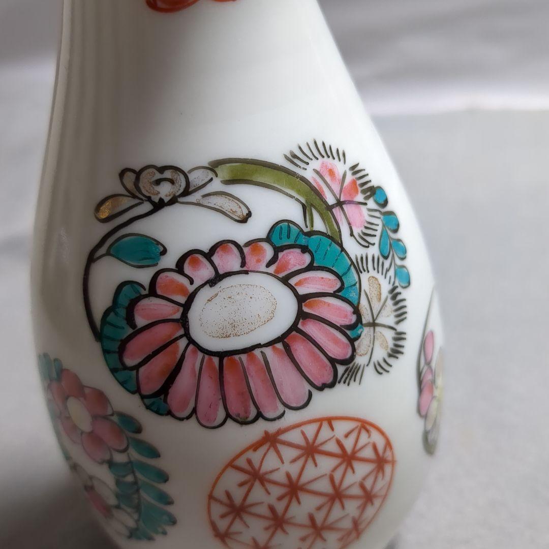 別格平佐焼博物館美術品貴重品赤絵一輪挿し時代物骨董品徳利