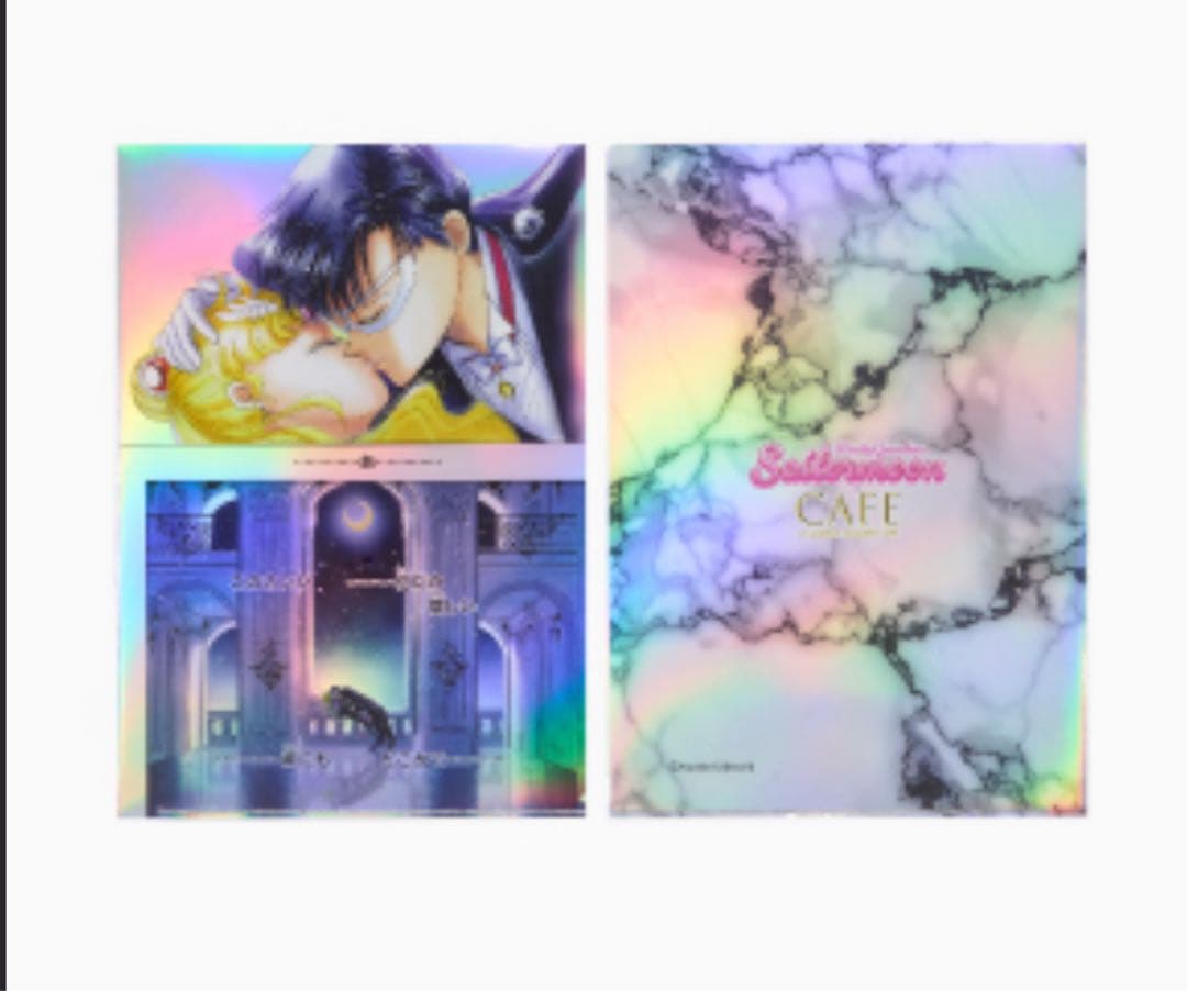 セーラームーン カフェ　クリアファイル　ムーン　A /B /C /D /E