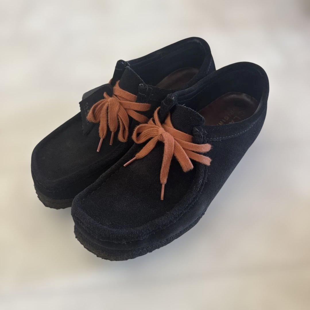 クラークス　ワラビー　ブラック