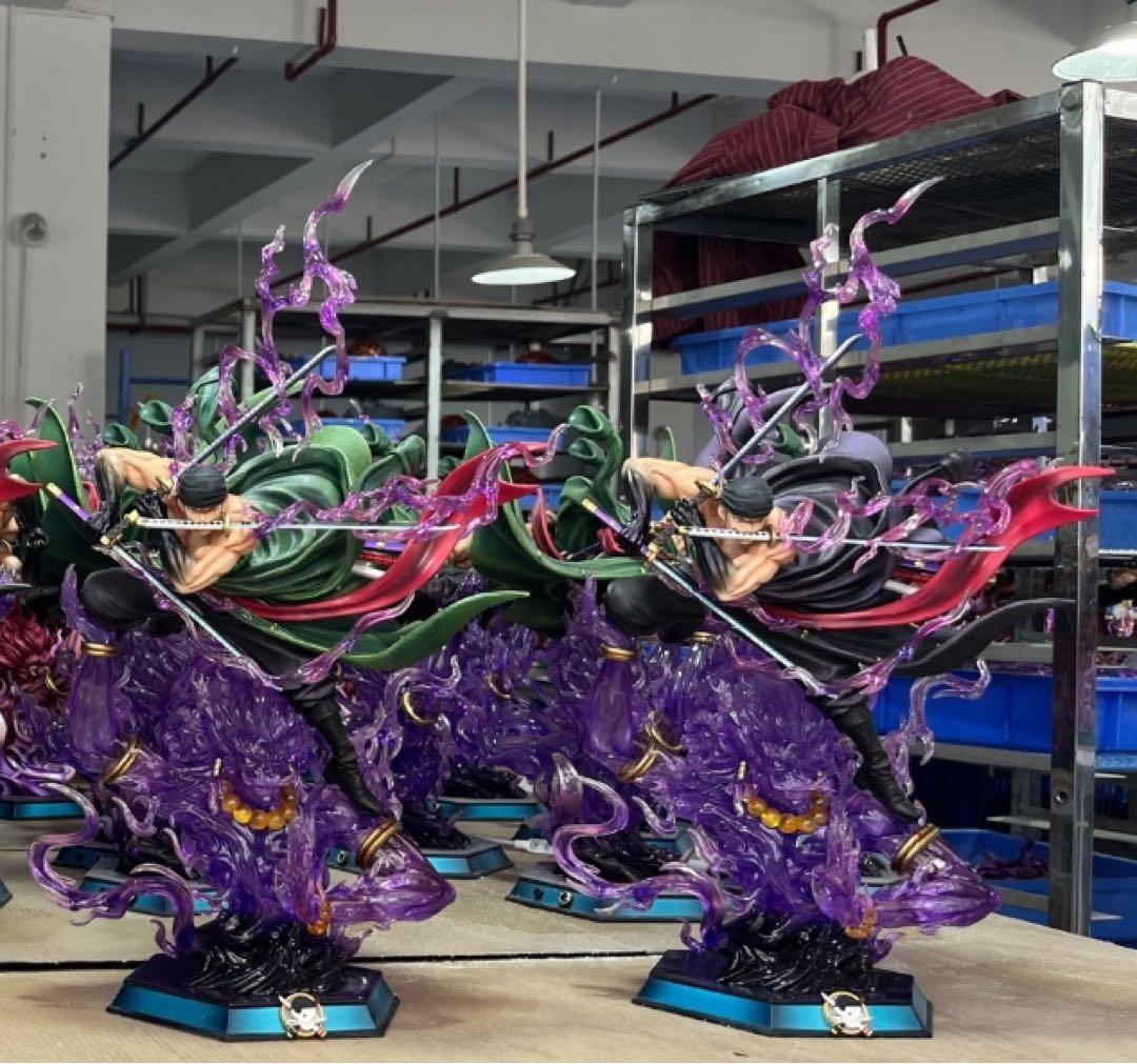 ゾロ緑色ver. 台座透明版 MJ ガレージキット ワンピース