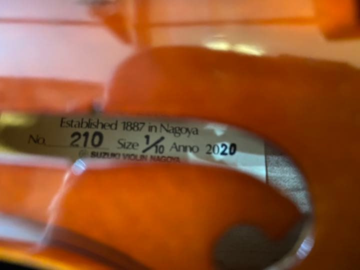 鈴木バイオリン バイオリンセット 210 1/10