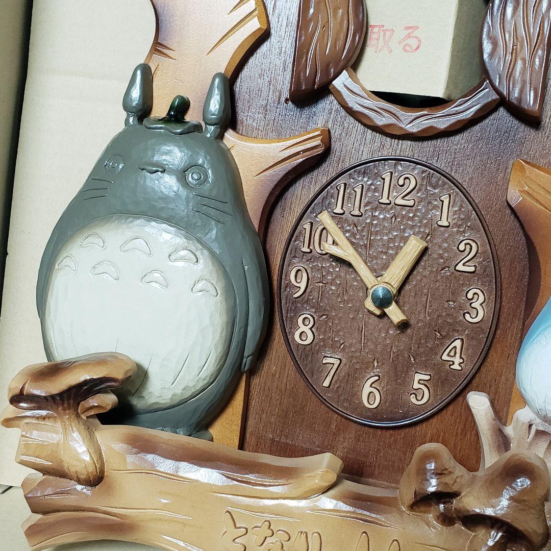 店舗展示品 となりのトトロ M806 RYTHEM 掛時計②