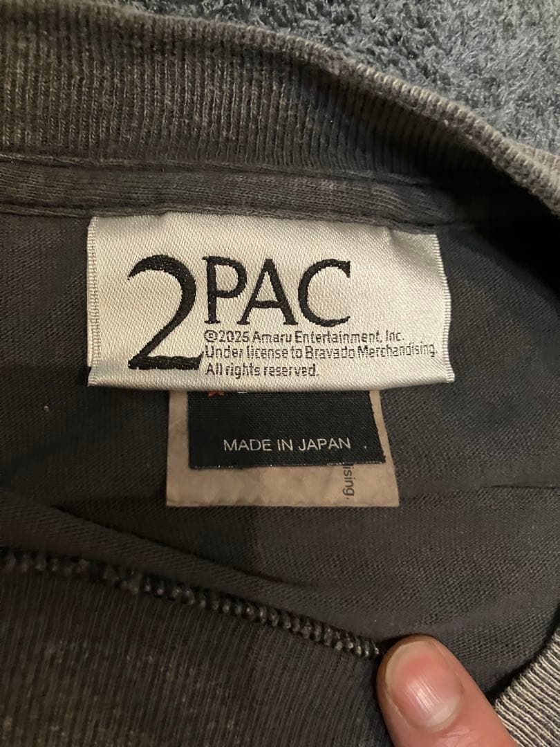 美品セントマイケル2PAC Tシャツ ブラック