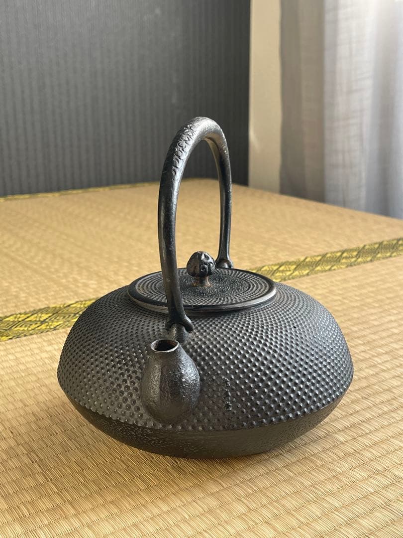 南部鉄器　鉄瓶　光寿堂　未使用　1465g