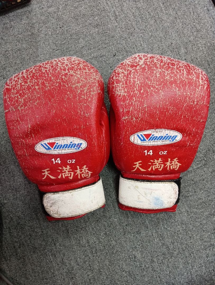 Winning ウイニングボクシングソフトグローブ 14 oz 赤
