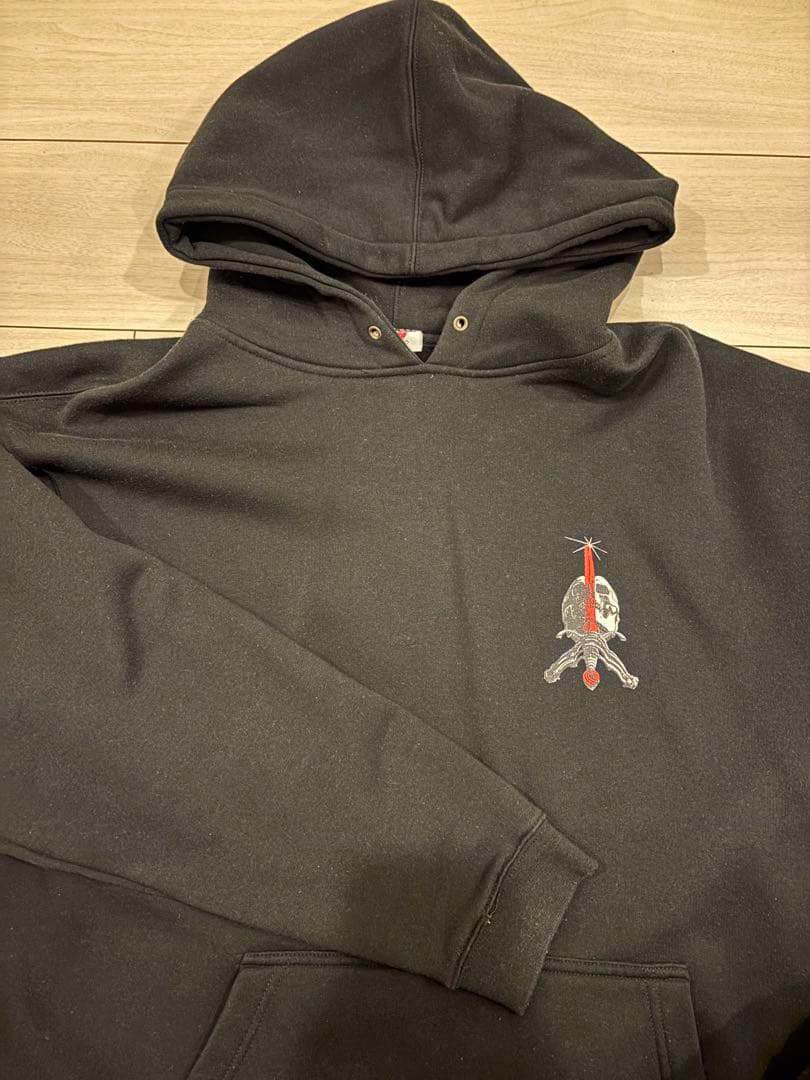 古着ヴィンテージPOWELL PERALTA スカル&ソード　パーカー　サイズM
