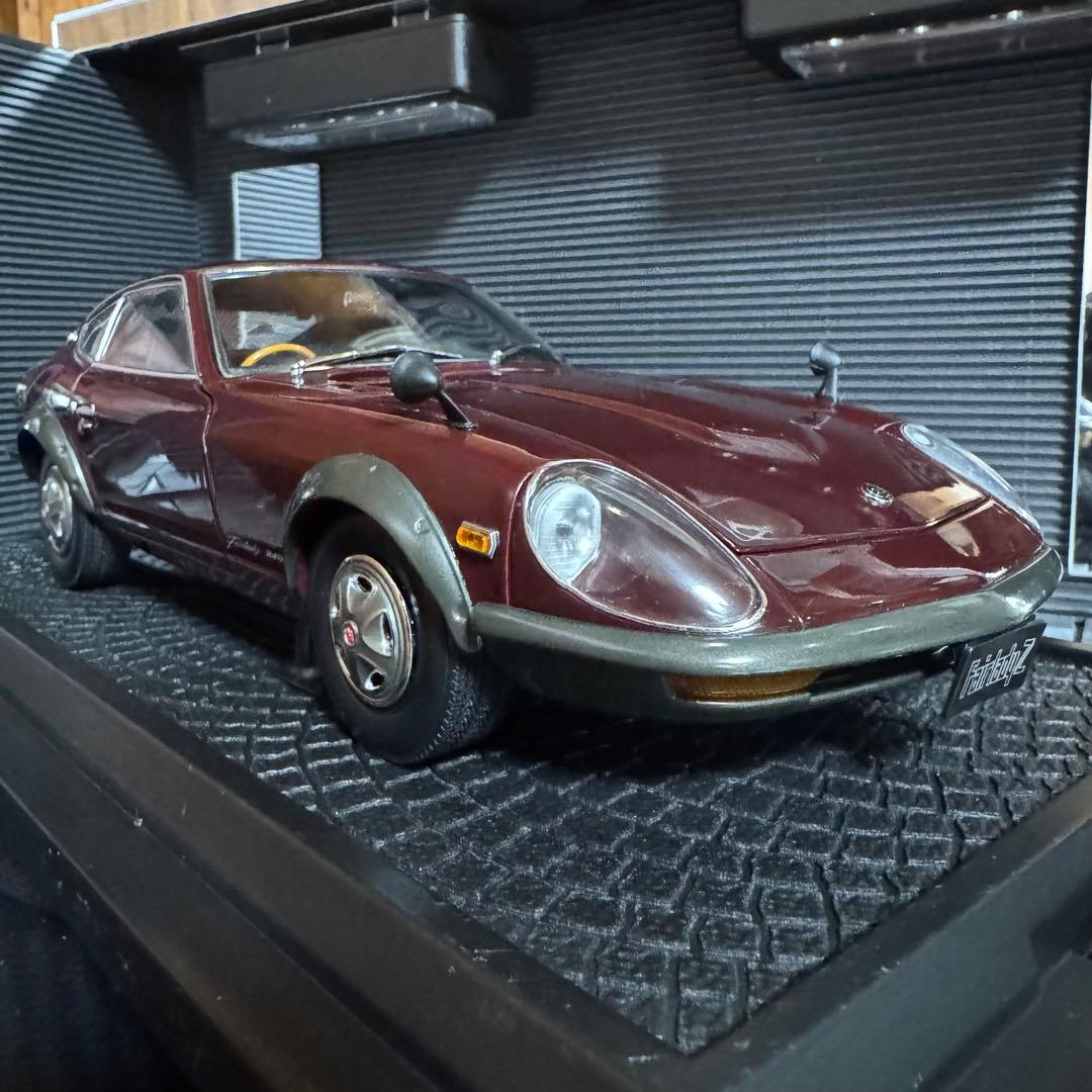 絶版未展示品 京商 1/18 ニッサン フェアレディ 240Z-G マルーン