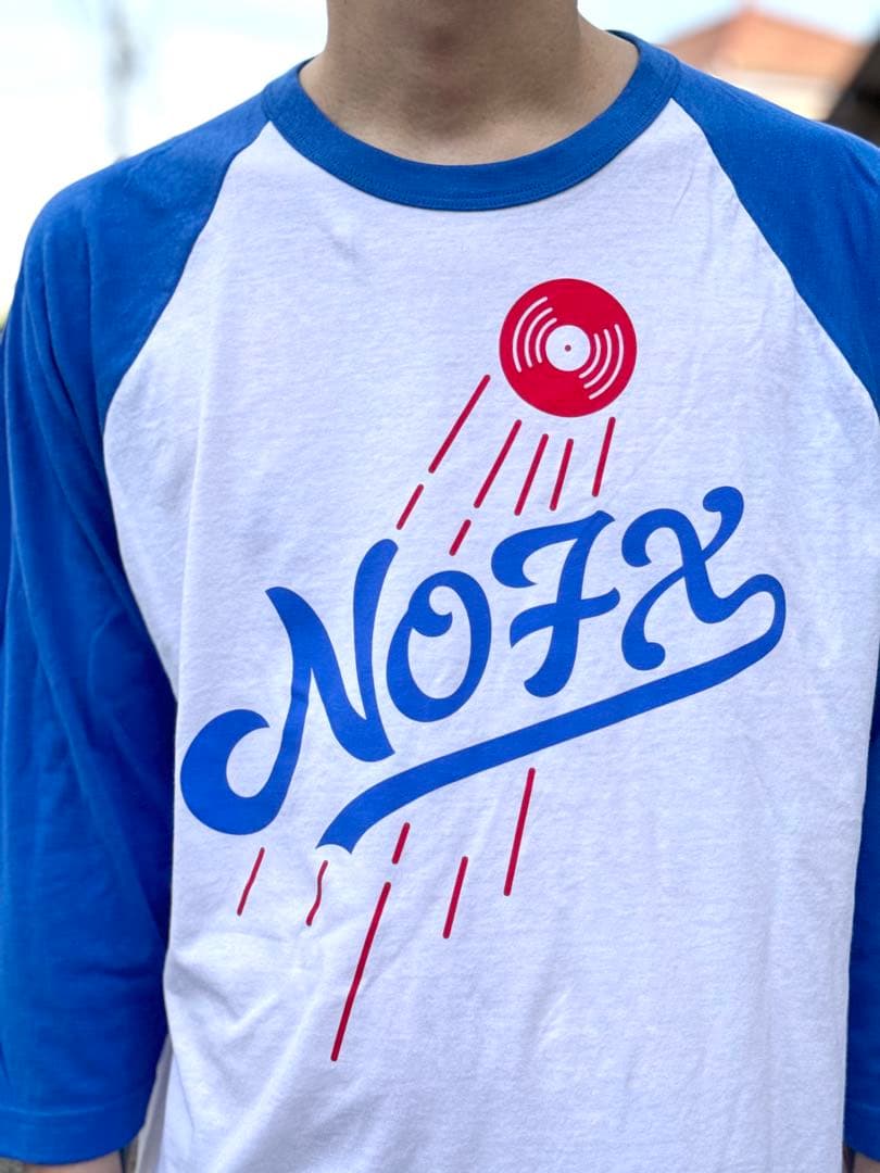 新品未使用 NOFX ラグランTシャツ Los Dodgers XLサイズ