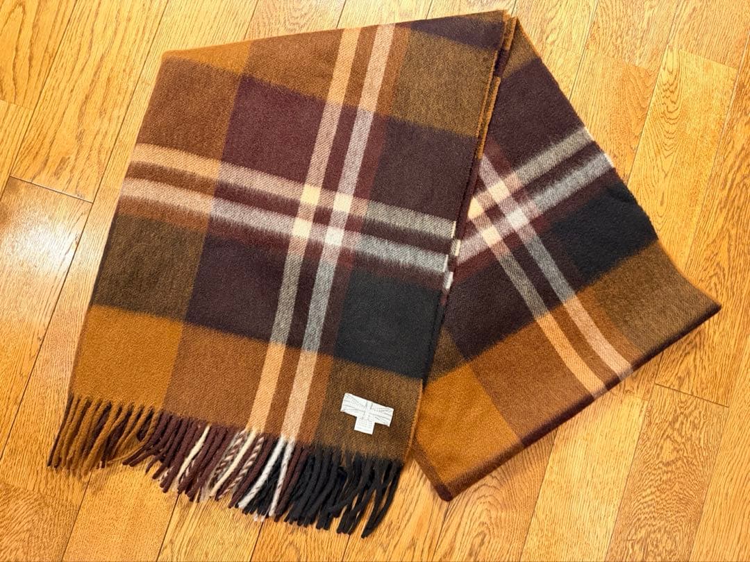 定価9.4万【Joshua Ellis】ジョシュアエリス 大判カシミヤストール