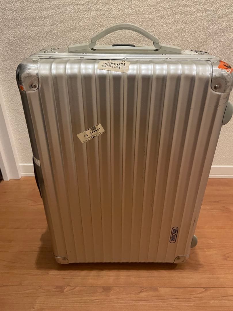 廃盤 青ロゴ RIMOWAクラシックフライト2輪 キャリーケース 32ℓ