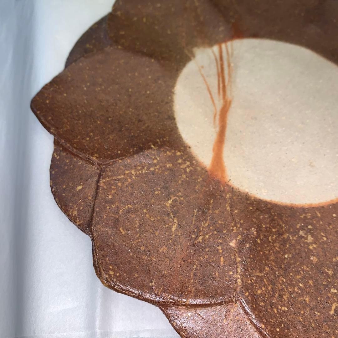 森一洋　備前焼　食器　花びら　陶器　プレート　大皿