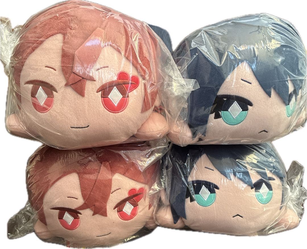 ツイステ エース デュース メガジャンボ 寝そべり ぬいぐるみ セット