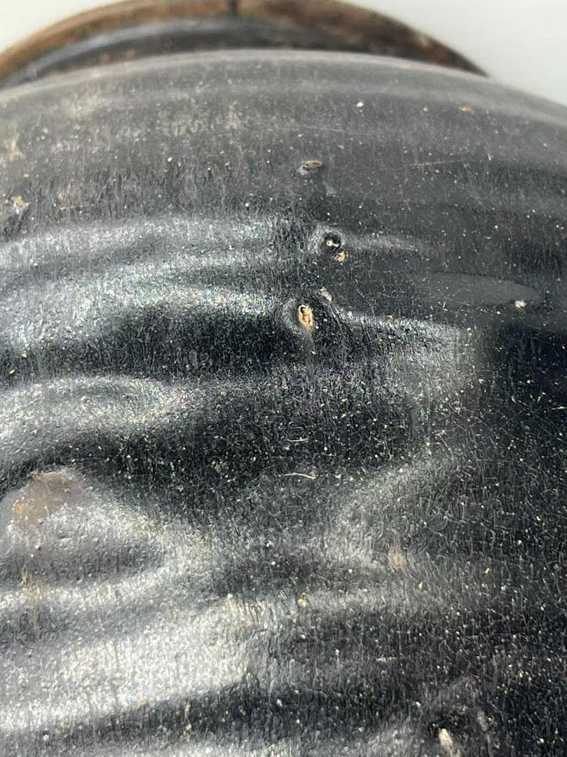 宋時代　贛州窯黑陶大壺 黑陶大瓶 李朝15世紀　高麗　黒陶大壺(B-52)