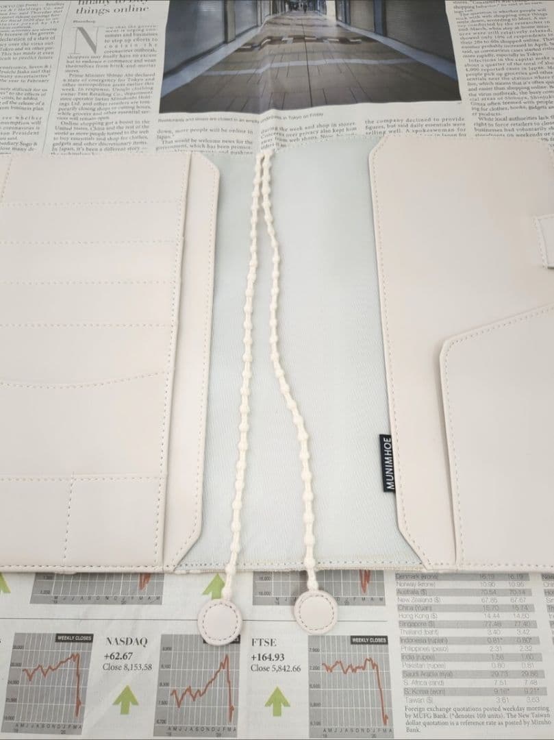 ハンドメイドA5ミナペルホネン　ナチュラル　タンバリン　手帳カバーケース