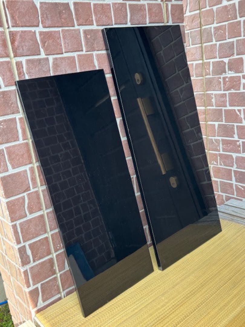 茶道具 黒真塗 長板 敷板 一双 炉・風炉用