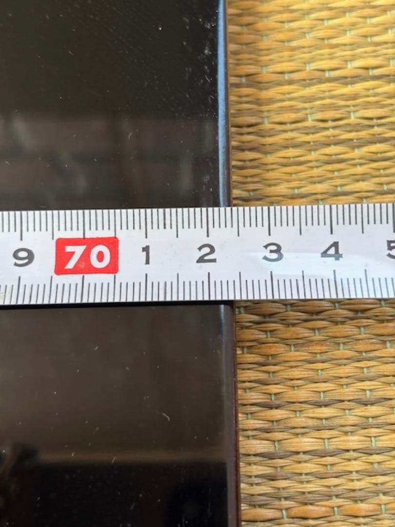 茶道具 黒真塗 長板 敷板 一双 炉・風炉用