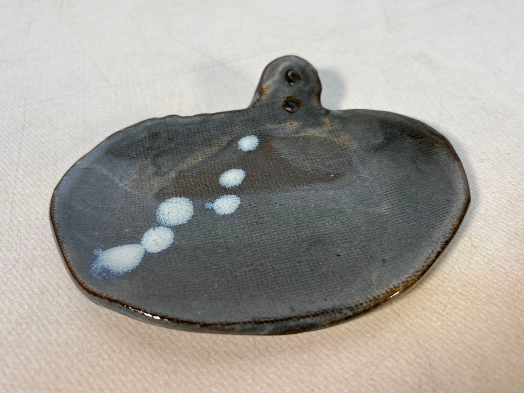 陶器製　持ち手付き小皿 6個セット