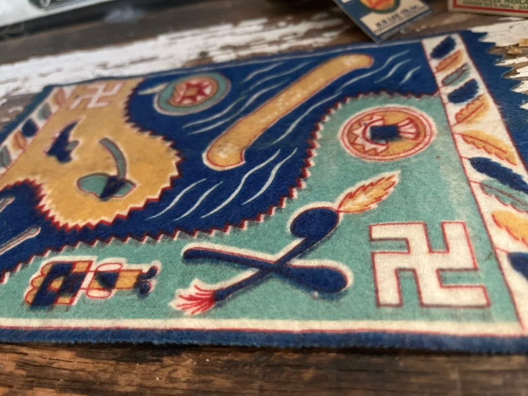 卍 Antique シガーフェルト ネイティブアメリカン スワスティカ