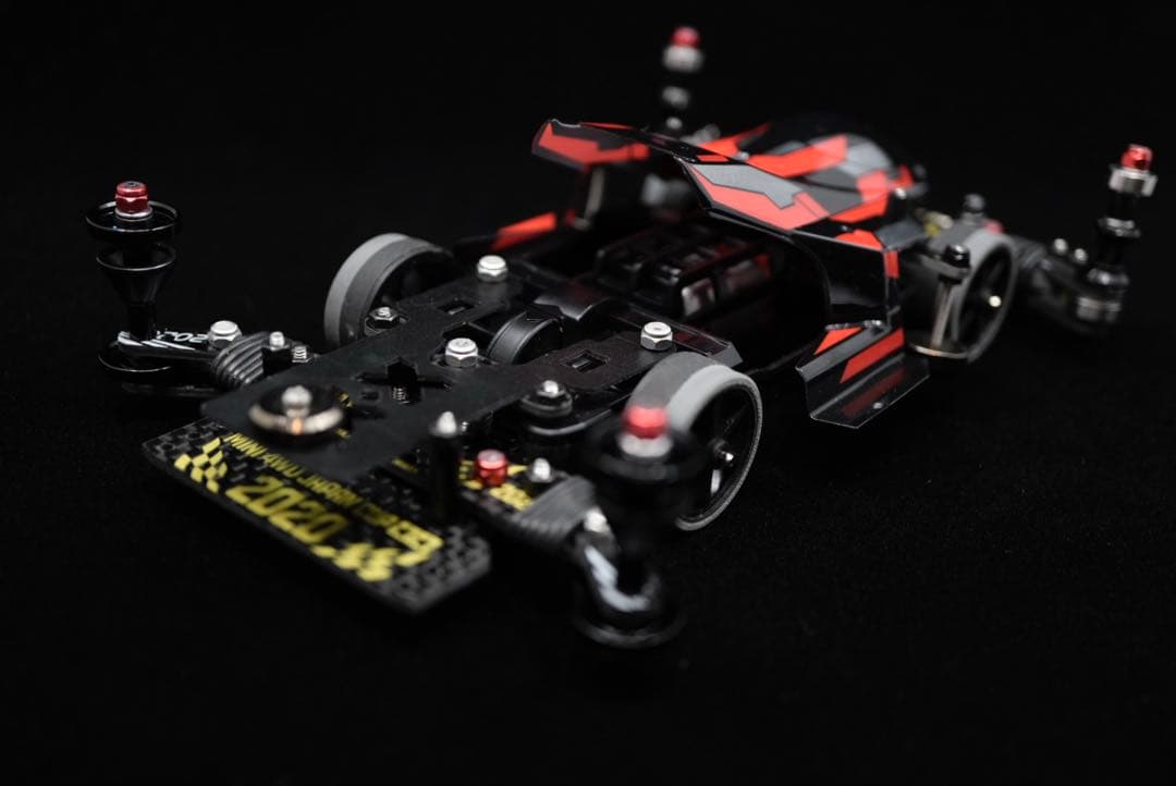 ミニ四駆 MSフレキ 完成マシン 紅機甲Ver. 海外優勝仕様