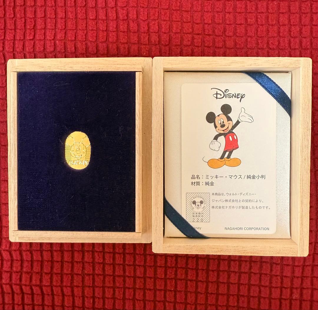 ディズニー 100周年記念ミッキーマウス 純金小判  コレクション