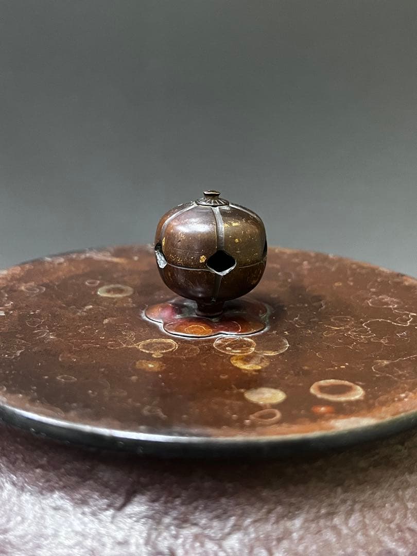 E494 人間国宝　釜師　高橋敬典作　田口釜　茶釜　鉄釜　茶道具　茶器　共箱付