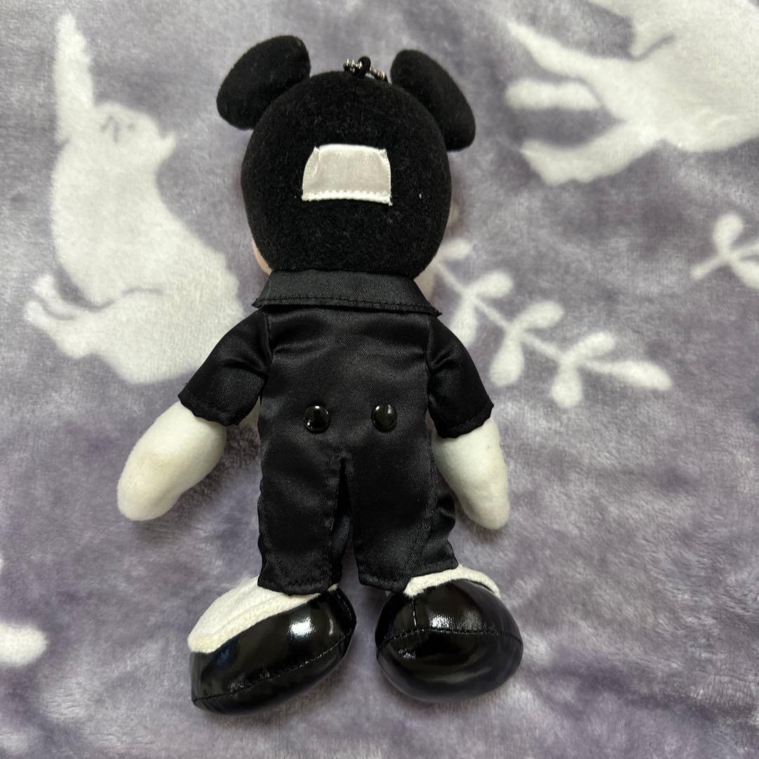 レア　ディズニー　ビッグバンドビード　ミッキー　ぬいぐるみバッジ　黒タキ　旧
