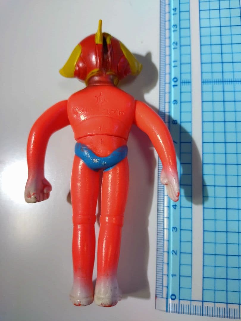 中嶋製作所☆破裏拳ポリマー☆1970年代の希少ソフビフィギュア☆約12cm