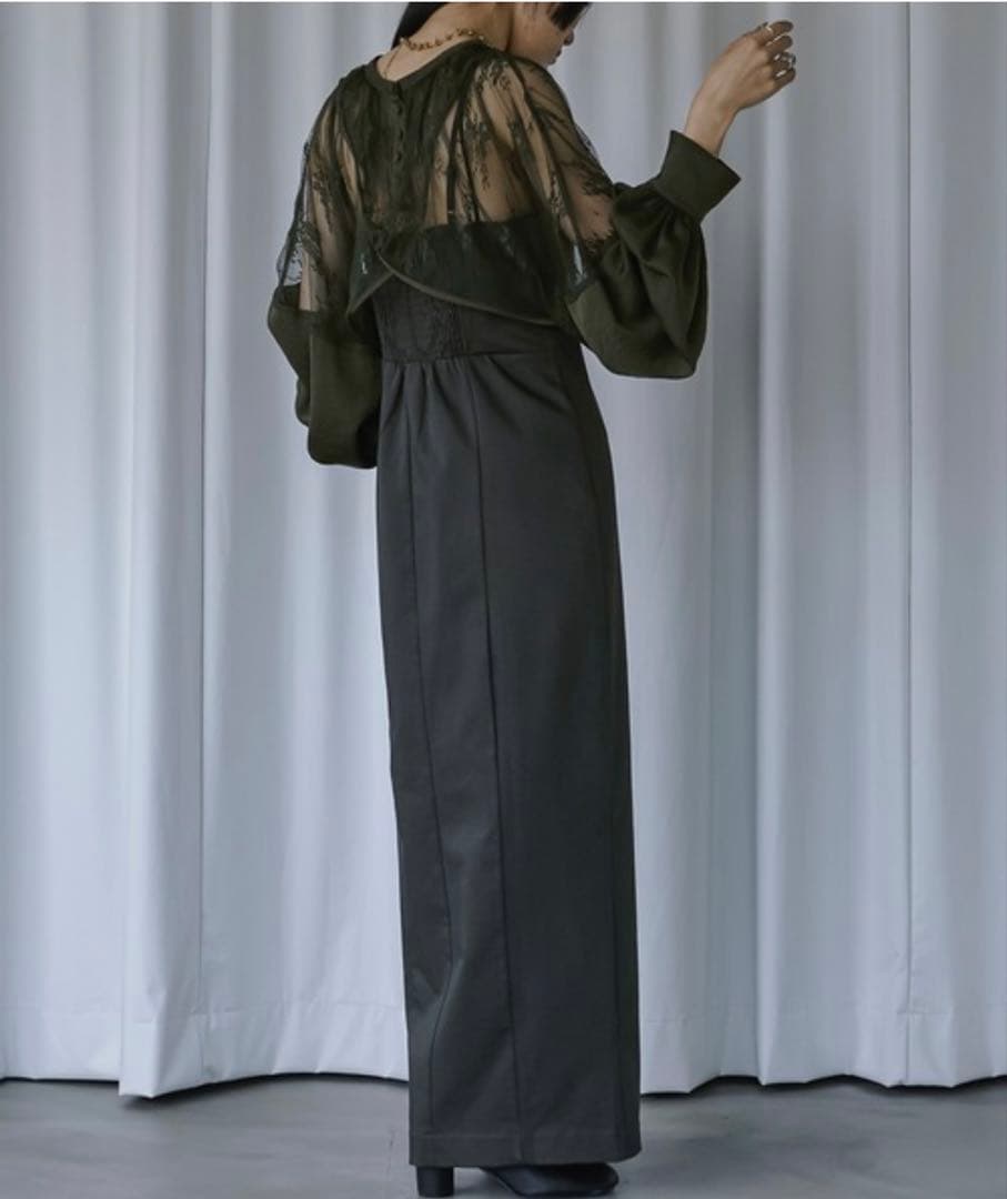 Ezick Lady set レーストップドレス オケージョン 同窓会 ボレロ