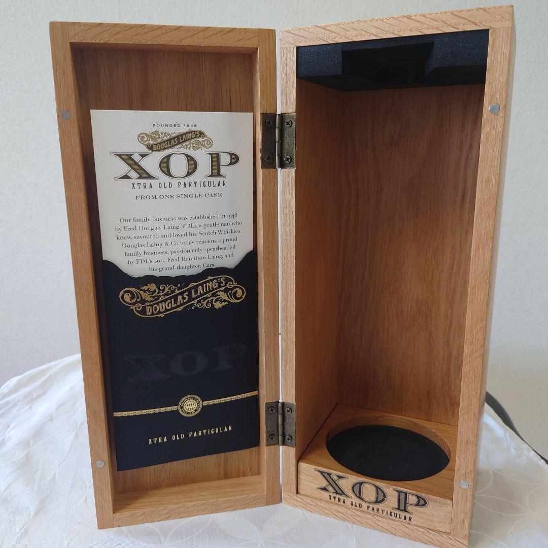 ウィスキーマッカラン１９８９ ３０年XOPダグラスレイン７００m空瓶l木箱付